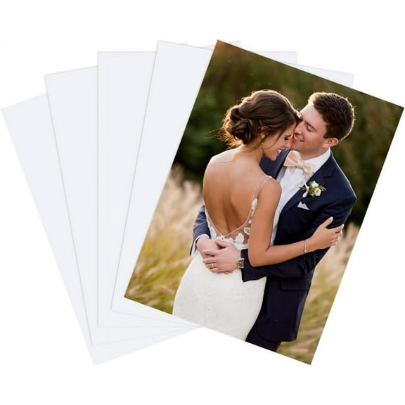 5Pcs Sublimation Aluminum Photo Plate 0.5mm Thick Panel Blank Metal Sign Board Blank Heat Transfer Picture Plate Sheets for DIY Printing Photo Graduation Anniversaries Birthdays White