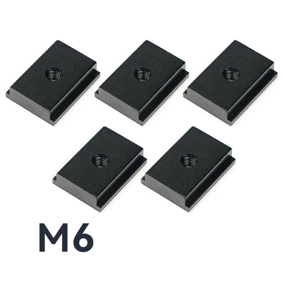 5Pcs T-track Slider T Slot Nut M6 Thread Sliding Block For Carpentry Woodworking Edge Trimming Cutting Tool Accessories