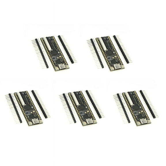 5Pcs Tang Nano Minimalist FPGA Development Board Straight Insert Breadboard Tang Nano 1K Development Board,5 x FPGA Development Board,Black