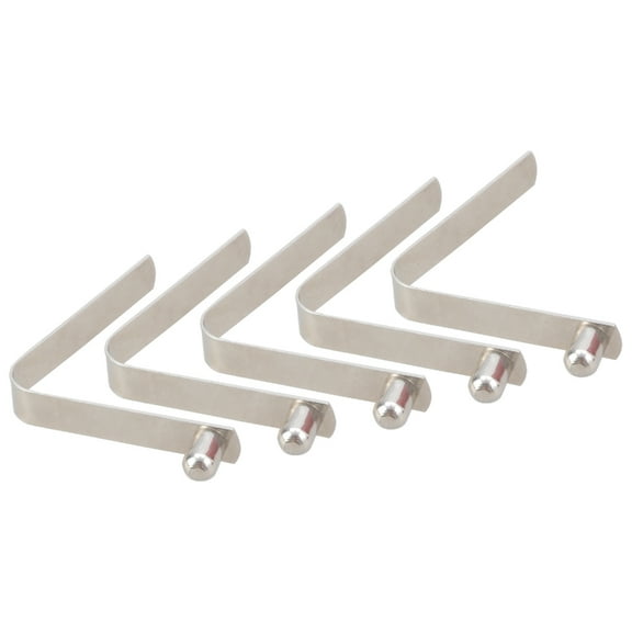 5Pcs Tent Poles Push Button Spring Clip Locking Tube Pin V Shaped Spring Buckle