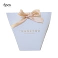 thumbnail image 1 of 5Pcs Thank You Gift Wrap Boxes Packing Bags, Minimalist Gift Boxes Christmas, Decorative Presents Box Bundle for Packing Candy,Bowknot Thank You Candy Bags Wedding Gift Box, 1 of 8