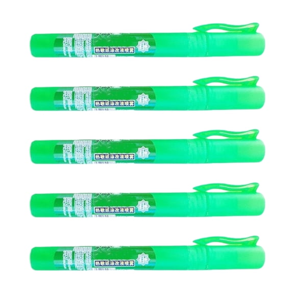 5Pcs Thermal Paper Correction Sprayer Pen for Confidential Document Mail Address