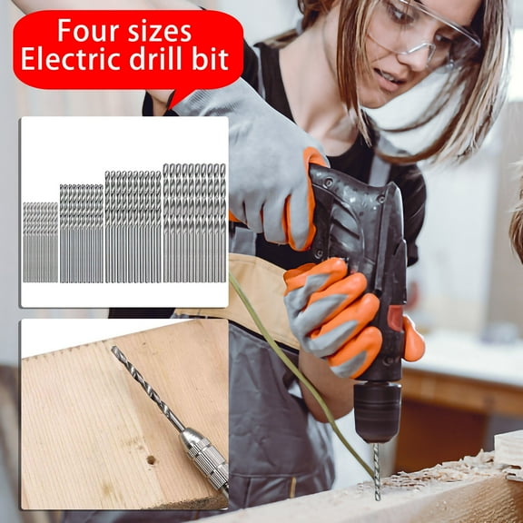 5Pcs Titanium Drill Bit Set! sdhkgrrt Titanium Drill Bit Set, Cobalt Drill Bits for Metal and Wood, Small Drill Bit Set for DIY Projects, Metric Drill Bits for Precision Drilling, Multipurpose Bit