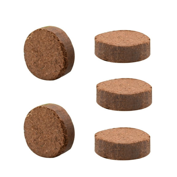 5Pcs Tortoise Substrate Brick Natural Coir Discs Reptile Aquarium Ornaments Gardening Earth for Tortoise Feeding Box