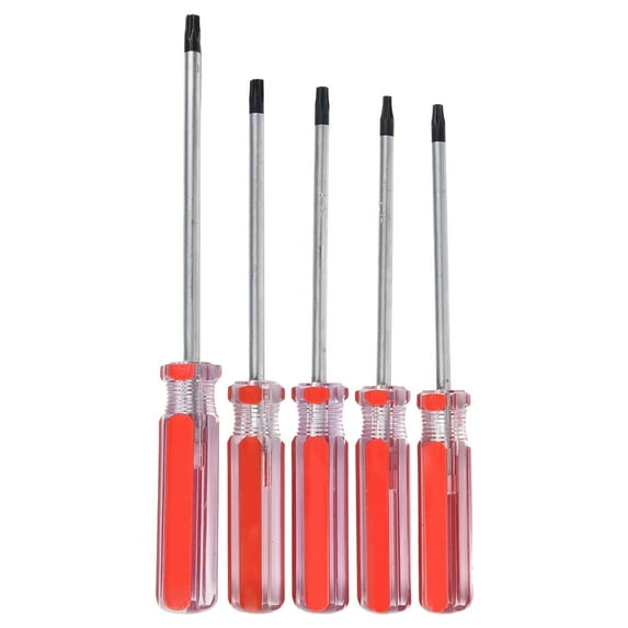 5Pcs Torx Screwdriver Set Magnetic Torx Star Bit Driver for Repairing Tools