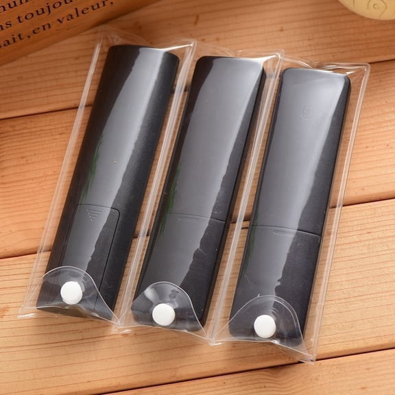 5Pcs Transparent Remote Control Cover, Waterproof Dustproof AntiScratch Case for TV Air Conditioner SetTopBox Home Use