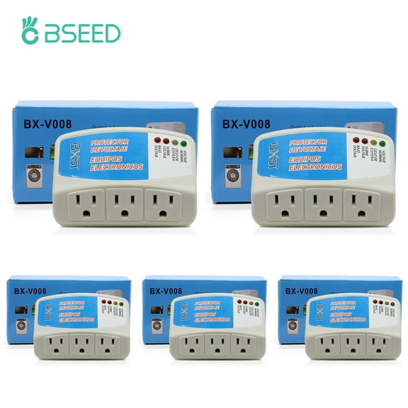 5Pcs US Voltage Power Surge Protector 120V Refrigerator Brownout Appliance