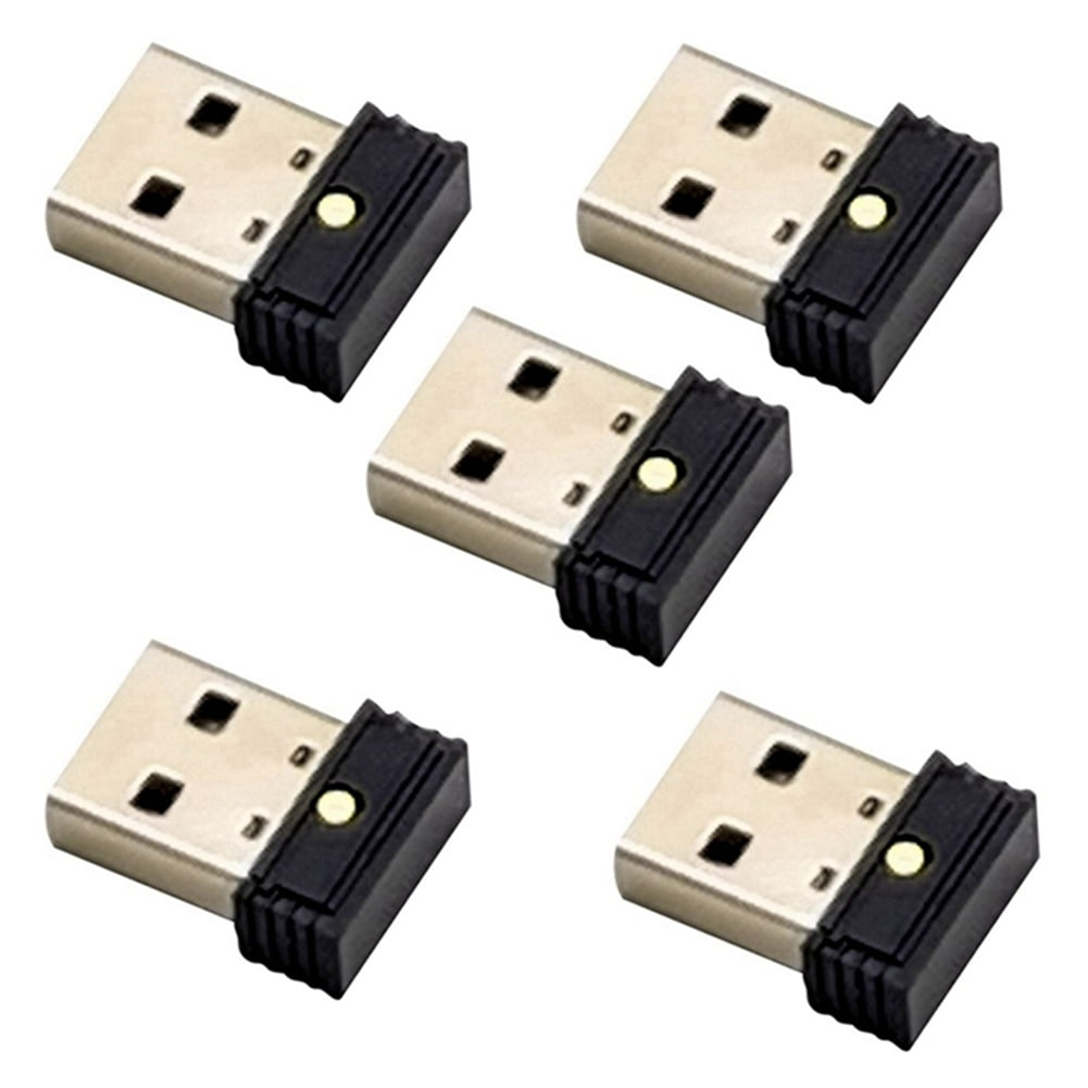 5Pcs USB Mouse Jiggler, Automatic Computer Mouse Mover Jiggler, Keeps