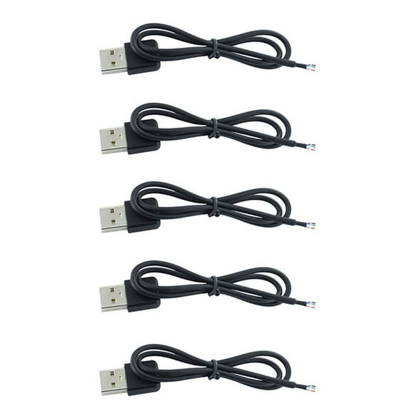 5Pcs USB to 4Pin Cable for Camera Modules Camera Module Data Connection Cable 4P 0.8mm 0.4M,5 * Camera Module Data Connection Cable,Black