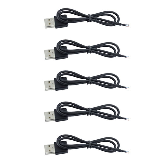 5Pcs USB to 4Pin Cable for Camera Modules Camera Module Data Connection Cable 4P 0.8mm 1M,5 * Camera Module Data Connection Cable,Black
