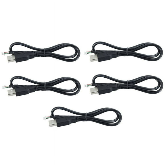 5Pcs USB to 5Pin Cable for Camera Modules Camera Module Data Connection Cable 5P 1.0mm 0.5 Meters,5 * Camera Module Data Connection Cable,Black