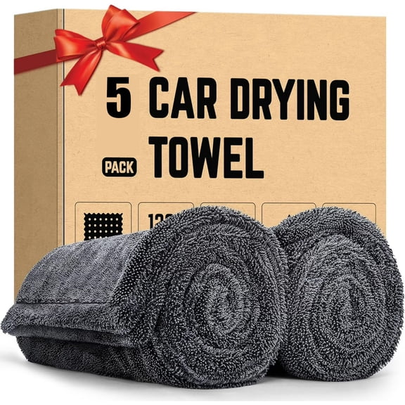 5Pcs Ultra-Soft Microfiber Car Wash Towel - Extra Large, Super Absorbent, Lint-Free, Streak-Free Drying Cloth For Auto Detailing, 1pc, Microfiber Towel[5 Pack-40*60cm]
