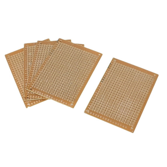 5Pcs Universal PCB Board Prototyping Single Side Stripboard 7cm x 5cm