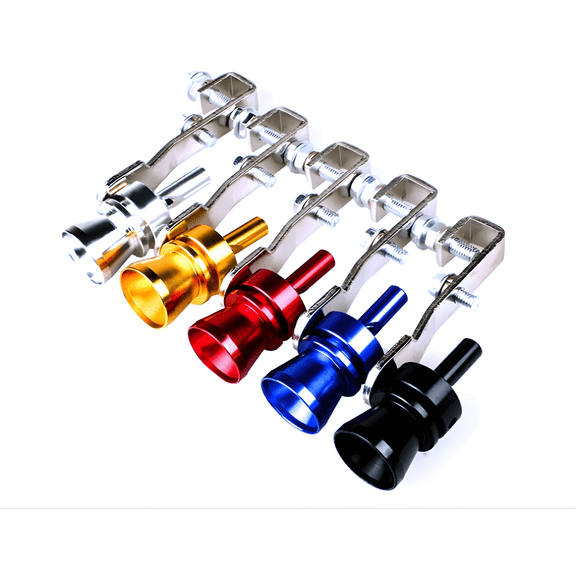 5Pcs,Universal Turbo Sound Whistle Simulator,Blow Off Valve Exhaust Muffler Pipe Whistle Exhaust Tailpipe,Aluminum Alloy Car Roar Maker Tail Whistle for Car Motorcycle
