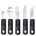 thumbnail image 1 of 5Pcs Utensils Adaptive Silverwarespoon Weighted Eating Fork Cutlery Disabled Adapted Feeding Travelspoons Tremors Parkinsons, 1 of 3