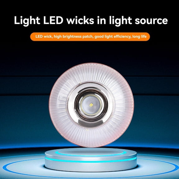 5Pcs V16 Emergency LED Flash Lights White & Yellow Warning Lamps with Magnet Base Traffic Safety Light