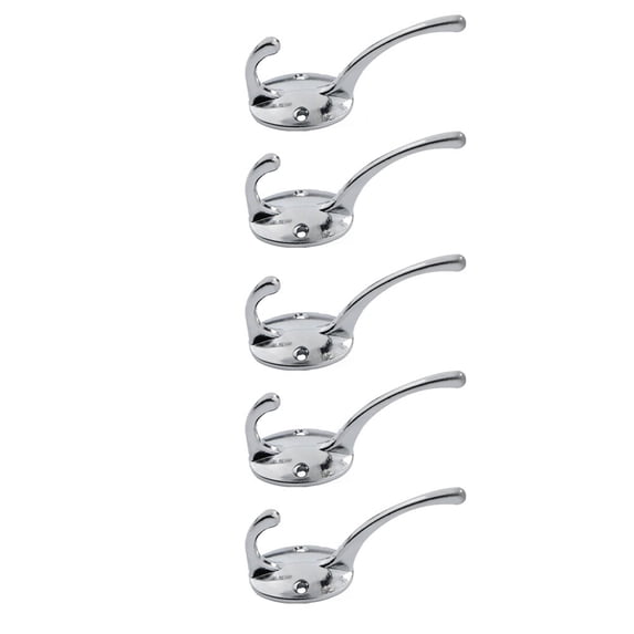 5Pcs Wall Hanging Hat Clothes Vintage Coat Hooks Hanger Iron Towel Bathroom