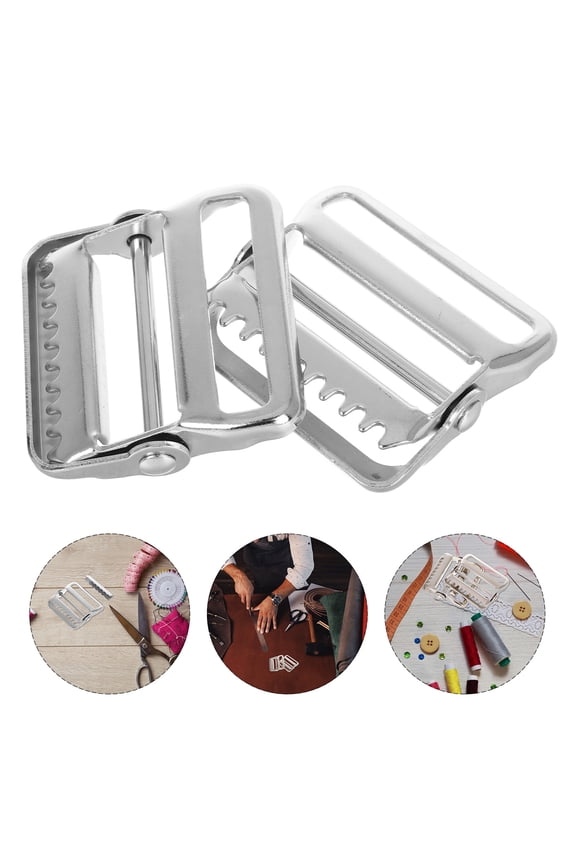 5Pcs Webbing Clip Buckle Hardware Belt Buckle Metal Adjuster Golden for Versatile Applications