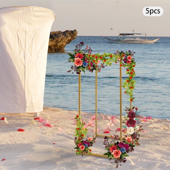 5Pcs Wedding Flower Ballon Stand Column for Table Home Party Wedding Decor