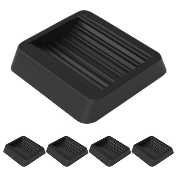 UKCOCO 5Pcs Black Wheel Nonslip Pad Tpu Material for Chair Wheel and Furniture Stability