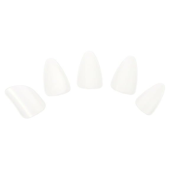 5Pcs White Nylon Pipa Nails Fingertip Protection Covers Professional Durable Accessories