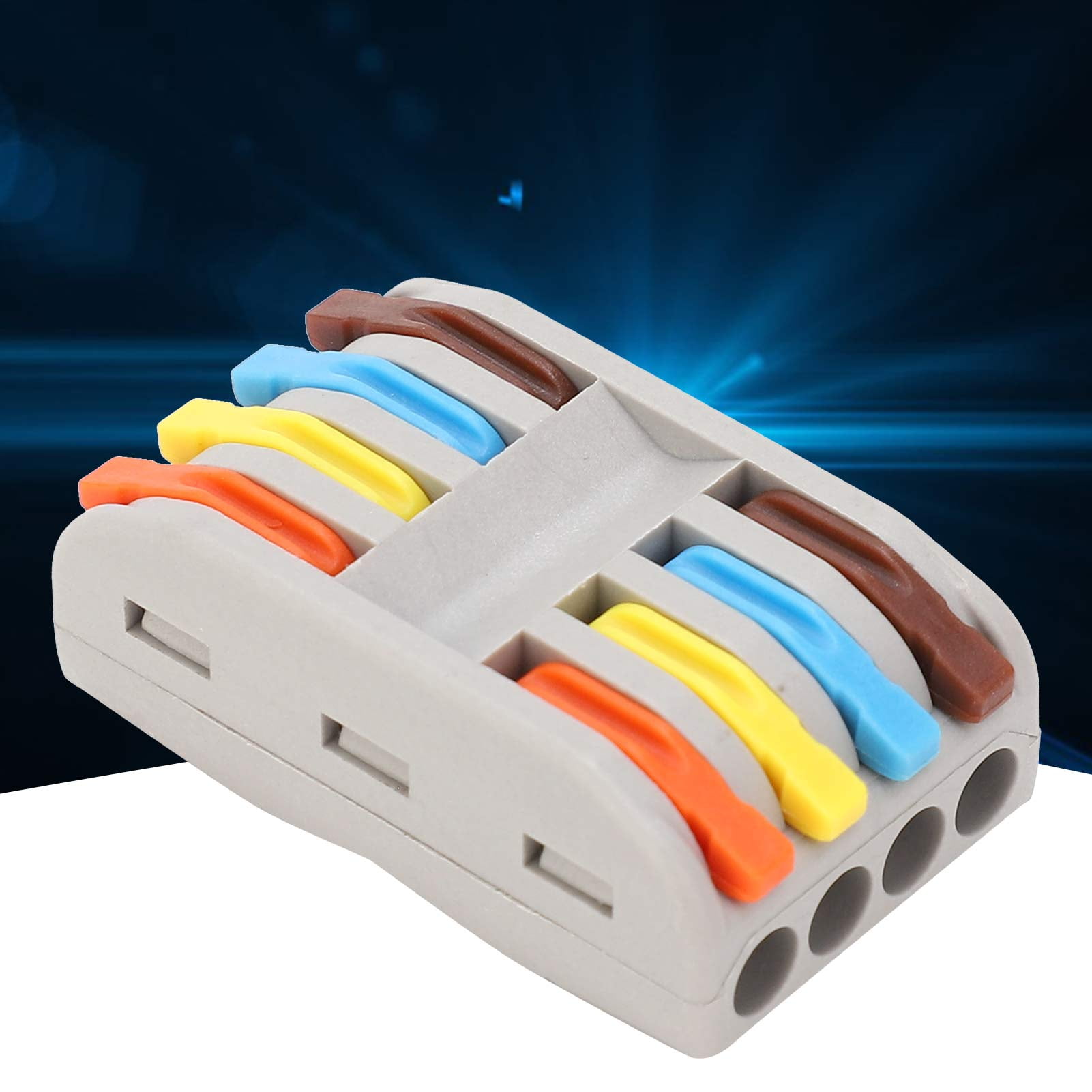 5Pcs Wire Connectors Wire Block Clamp Terminal SPL Quick Conductor