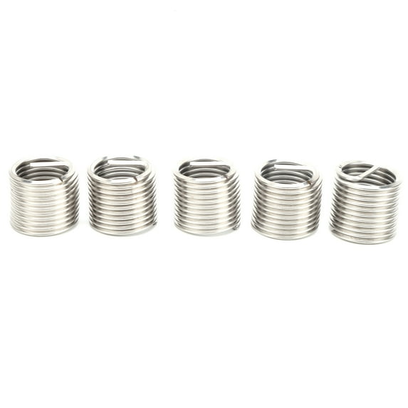 5Pcs Wire Thread Insert Socket Bushing Screw Threaded Connection Protection Repair Set