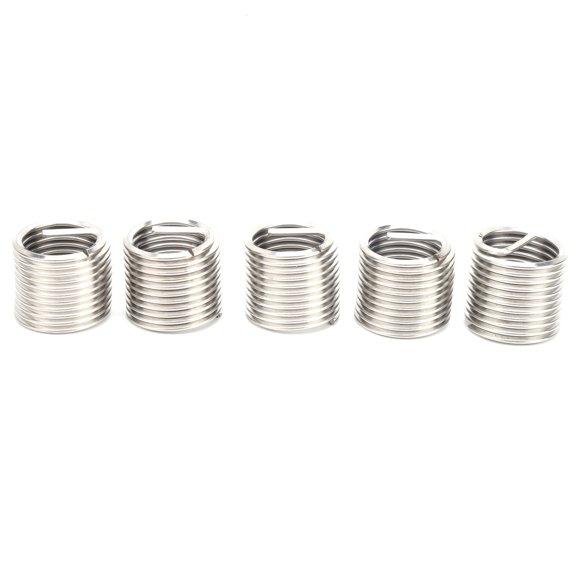 5Pcs Wire Thread Insert Socket Bushing Screw Threaded Connection Protection Repair Set