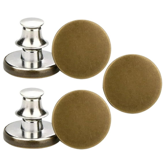 5Pcs Women/Men Button Pins, Fashion Adjustable Replacement Button for Pants