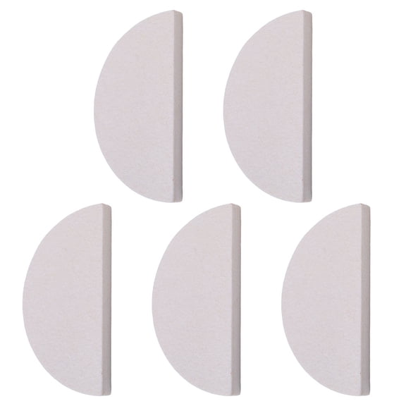 5Pcs Wool Felt Squeegee Window Tint Tools 4.9 Inch Half Moon Squeegee Vinyl Tool for Car Wrap Window Sign Making DIY CraftsDIY