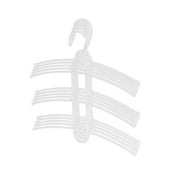 5Pcs X Three-Layer Herringbone Hanger,Multiple Shirt Hangers In One Space Saving Plastic 5 Pack Durable Multi Functional Non Slip Clothes Hangers Closet Organizers
