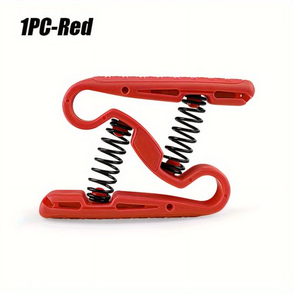 5Pcs Z-Shaped Elastic Hand Shaped Steel Spring Finger Strength Device Finger Grip Ring Finger Strength Training Device Exercise (5Pcs Red)