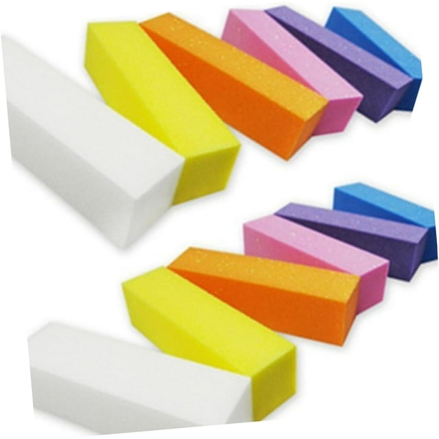 5Pcs block nail file Pedicure Nail Buffer nail buffing cream buffer block nail file and buffer