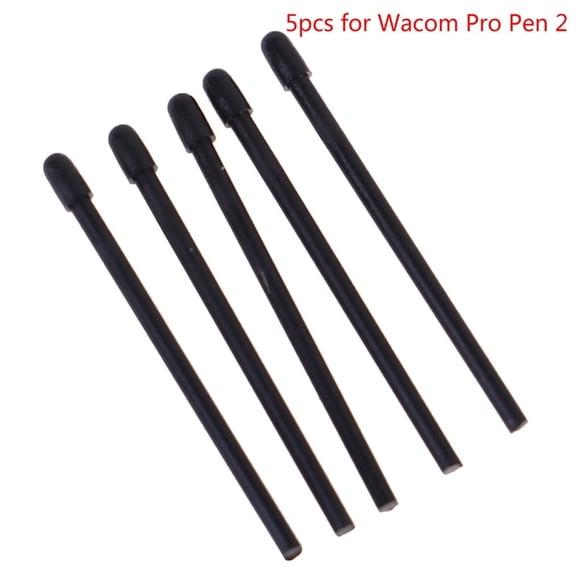 5Pcs for Wacom Intuos Pro Graphic Drawing Tablet's pen Wacom Pro Pen 2 Black WA