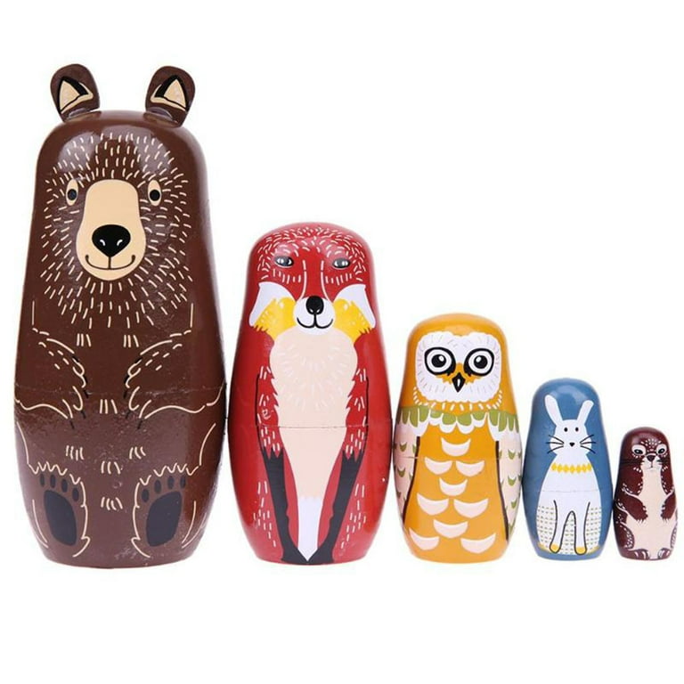 Wooden dolls sales inside each other