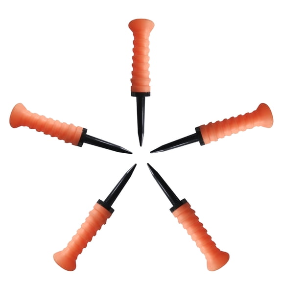 5Pcs/set Golfs Tees for GolfsDriver Training, GolfsTees Castles Type Low Resistance More Distance Consistent Height Tees