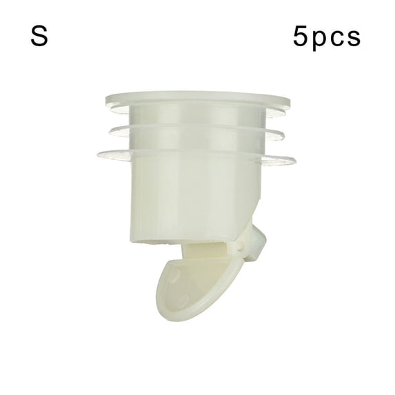 5Pcs/set Useful Kitchen One Way Valve Insect Prevention Seal Stopper Floor Drain Anti Odor Sewer Strainer Plug Drain Cover S