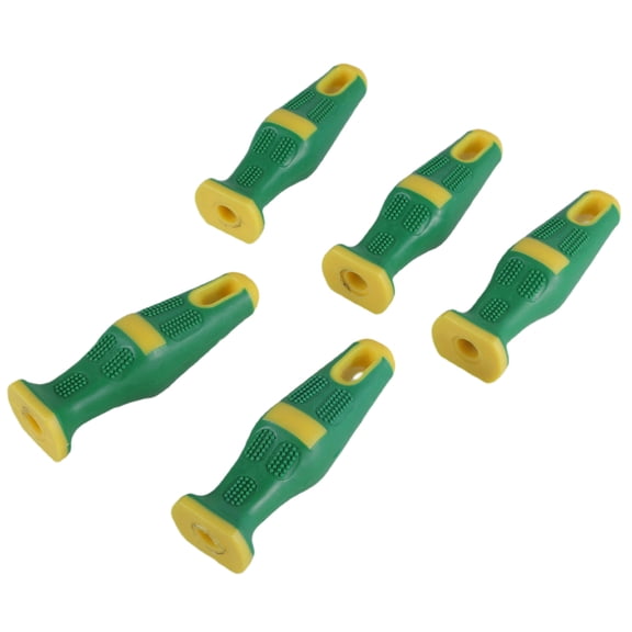 5Pieces Ergonomic File Handle Fit for Various Repair Tool Enhances Control In Woodwork, Comfortable Grip On Metal Files