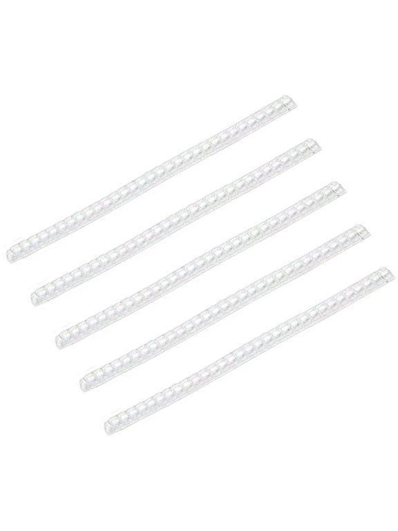 5Pieces Flexible Rings Size Adjusters Rings Resizer Set with Clear Spring Coils for Secure and Comfortable Wear