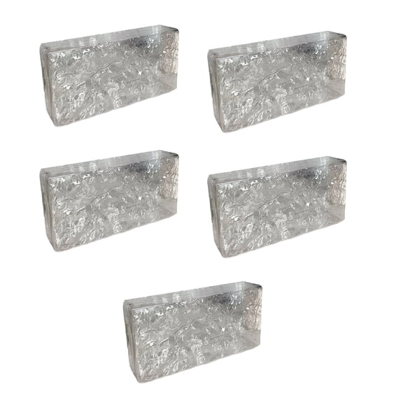 5Pieces Portable Acrylic Hollow Blocks For Quick Assembly Background Wall And Display Panels