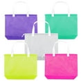 thumbnail image 1 of 5Pieces Reusable Mesh Beach Tote Bags ,Mesh Gift Bag With Drawstring For Shopping,Poolside, 1 of 8