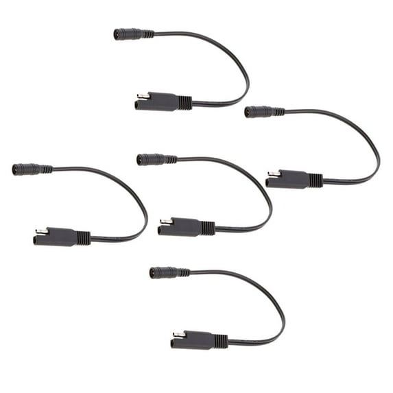 5Pieces SAE to Female Adapter Cable, SAE to DC Motorcycle Heat Clothing Connector