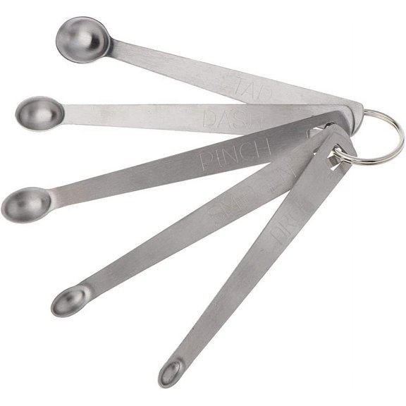 5Pieces/Set Stainless Steel Mini Measuring Spoon Durable Home Sauce Cutlery Accessories Kitchen Baking Tool