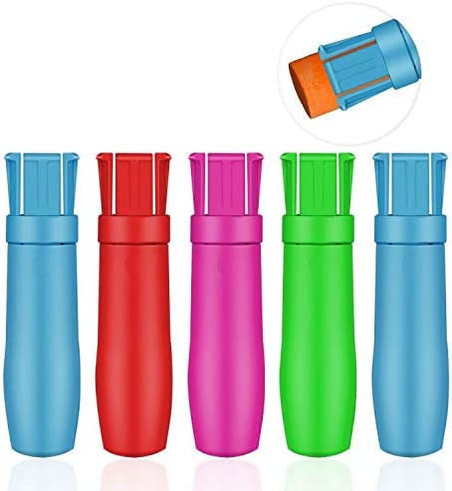 5Pieces Sidewalk Chalk Holder Plastic Chalk Holders for Kids Adjustable