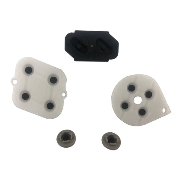 5Pieces/set For SNES Silicone Replacement Conductive Controller Gamepad Rubber