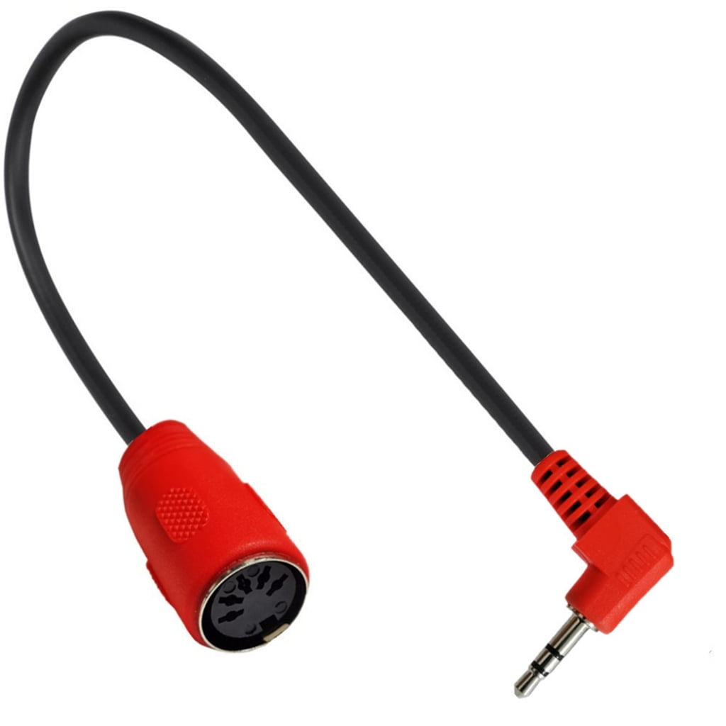 5-Pin DIN To 3.5mm Audio Cable - 1.5M 90° Angle Plug For Keyboard, Piano, Sound Card