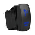 5Pin Laser Lighted Whip Rocker Switch On Off LED Light 12V20A 24V10A