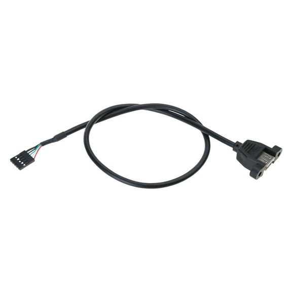 5Pin USB Motherboard Header Cable USB2.0 Female to 5Pin Female USB Header for Seamlessly Device Integration