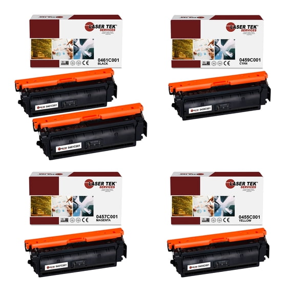 5Pk LTS 040H BCMY HY Compatible for Canon ImageClass LBP712Cdn Toner Cartridge