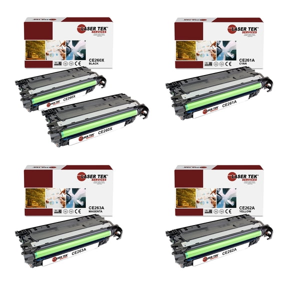 5Pk LTS 649X BCMY HY Compatible for HP LaserJet CP4525dn CP4525n Toner Cartridge